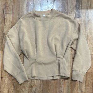 Lululemon Softstreme Gathered Crewneck Pullover